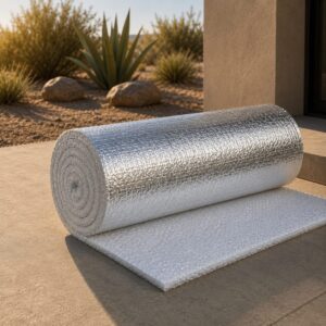 Aislante reflectivo thermoshield 1/4 para techos y muros en rollo